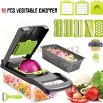 16-IN-1 Vegetable Fruit Kitchen Chopper Cutter Food Onion Veggie Dicer Slicer Us. Fixed Price $6.99.