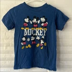 Disney Mickey Mouse T-shirt Blue Short Sleeve Kids Size 7/8 Boys Girls Graphic. Fixed Price $7.00.