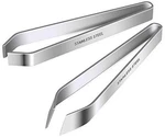 2 Pieces Fish Bone Tweezers, Stainless Steel Flat And Slant Pliers Remo. Fixed Price $10.73.