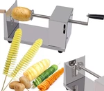 Twisted Potato Slicer, Cortador De Papas En Espiral Tornado Curly Fry Cutter Wit. Fixed Price $38.22.
