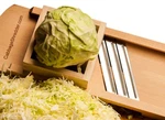 Wooden Cabbage Shredder, Mandoline Slicer For Sauerkraut, Coleslaw. Finger Pr.... Fixed Price $138.79.