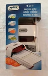 Zyliss Swiss Innovation 4-IN-1 Slicer Grater Mandoline Red & White. Fixed Price $18.00.
