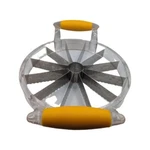 Vintage Pie Cutter/watermelon Slicer Orange Handles 8 1/2. Fixed Price $10.00.
