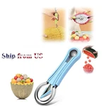 4 1 Baller Scoop Stainless Steel Watermelon Cutter Fruit Carving Tool. Fixed Price $8.90.
