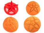 3.5 Flower Star Pattern Bread Stamp Concha Pan Dulce Cutter. Fixed Price $11.99.