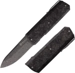 Maserin Folding Knife 2.63 Dsc Inox Damascus Steel Blade Fat Carbon Fiber Handle. Fixed Price $373.39.