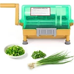 Hand Crank Green Onion Chopper Stainless Steel Blade Scallion Cutter Shredder. Fixed Price $118.78.