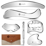 6-IN-1 Stainless Steel Muscle & Fascia Scraper Tool Set, For Body Skin Massag.... Fixed Price $53.46.