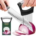 Cntvo Holder For Slicing, Stainless Steel Slicer, Onions L, Black. Fixed Price $12.87.