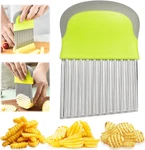 Suuker Crinkle Cutter, Versatile Potato Slicer For Fries, Stainless Steel. Fixed Price $11.96.