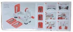 Paderno World Cuisine Tri Blade Spiral Vegetable Slicer Cutter Red A4982802. Fixed Price $15.97.