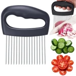 Fatuxz Extra-large Onion Holder For Slicing, Chopper Vegetable Silver. Fixed Price $26.56.