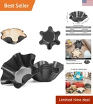 Set Of 8 Nonstick Tortilla Bowl Makers - Perfect For Delicious Tacos & Salads. Fixed Price $36.09.