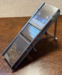 Vtg Bron Coucke Mandoline Stainless Steel Professional Grade Body Only France. Fixed Price $39.99.