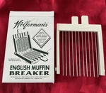 Vintage Wolferman's English Muffin Breaker, New Box. Fixed Price $15.95.