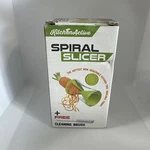 Kitchen Active Spiral Slicer With Free Cleaning Brush Green. Fixed Price $7.99.