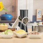 Cambom 5 In 1 Rotary Cheese Grater Hand Crank Shredder Blades, Black. Fixed Price $35.04.