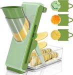 Eletronova Safe Mandoline Slicer For Kitchen, Vegetable With Container,. Fixed Price $63.67.
