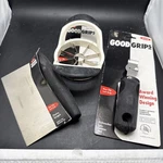 Vintage Oxo Good Grips Kitchen Gadget Lot Apple Slicer Pastry Scraper Nos Tool. Fixed Price $15.00.