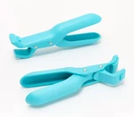 Kuhn Rikon Cool Grippers Set Of 2 K54381 New Aqua. Fixed Price $12.73.