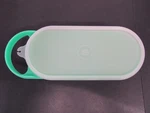 Vintage Tupperware Jadeite Green Cheese 8" Grater Set 1375-11, 1374-11, 1376-7. Fixed Price $7.95.