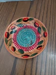 See Spain Hand Made Floral Design Garlic Grater Zester Plate Dish 5 Ec. Fixed Price $18.95.