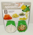 Farberware Spiraletti Hand Held X 2 Slicer Ribbon Blade & Thick. Fixed Price $9.99.