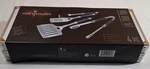 Hells Kitchen Bbq Grill Set 4 Pc Aluminum Carrying Case Fathers Day Picnic. Fixed Price $29.99.