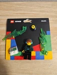 Lego Crocs Jibbitz 5 Pack With Minifig And Lightning Charms. Fixed Price $34.00.