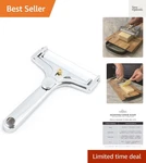 Fox Run 5047 Adjustable Stainless Steel Cheese Cutter - Ideal For Lovers. Fixed Price $15.99.
