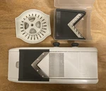 Mueller V-pro 5 Blade Mandoline Slicer Grater Shredder Made Austria. Fixed Price $17.50.