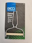 1990 Ekco Stainless Steel Cheese Slicer #00390 New On Package 5 1/4" X. Fixed Price $6.95.