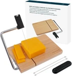 Adjustable Beech Wood Cheese Slicer Board Replaceable 2 Extra Wires (70. Fixed Price $33.79.