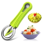 Suuker Melon Baller Scoop SET,4 In Fruit Cutters Shapes, 1, Green. Fixed Price $33.99.