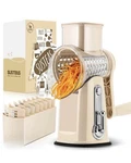Susteas Rotary Cheese Grater With Handle - Vegetable Shredder 8 Blades. Fixed Price $25.00.