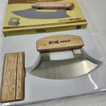 Ulu Knife Sub-zero Wolf Original Alaskan Chopping Slicing Stand Kitchen Worthy. Fixed Price $13.59.