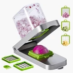 Vevor Vegetable Chopper, Food Veggie Cutter With 3 Stainless Steel Blades, On.... Fixed Price $50.40.