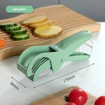 1PC Stainless Steel Vegetable & Fruit Slicer: Multi-functional Kitchen Tool. Fixed Price $12.99.