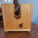 The Bagel Slicer Wood Great Lakes Design. Fixed Price $11.70.