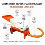 220V Electric Corn Thresher Highefficiency Threshing Stripping Machine W/2MAUGER. Fixed Price $774.40.