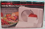 Rival Fold-up Electric Food Slicer 1042 White Meat & Cheese Vtg Complete Video. Fixed Price $32.74.