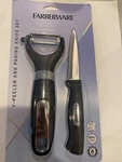 Farberware Y- Peeler + 8 Paring Knife 2 Piece Set Logo Brand New. Fixed Price $16.50.