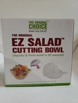 Ez Salad Maker Cutting Bowl, Easy Vegetable Chopper Fresh Fruit Slicer New.. Fixed Price $12.42.