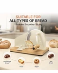 Manual Bread Slicer 304 Stainless Steel Food Grade Blade Adjustable Thickness. Fixed Price $51.49.