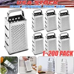 Kitchen Stainless Steel 4-SIDED Box Food Grater Vegetable Cheese Slicer Shredder. Fixed Price $531.59.