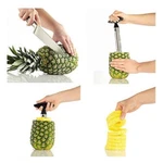 Stainless Steel Pineapple Handheld Fruit Corer Slicer Cutter Peeler Kitchen Tool. Fixed Price $10.99.