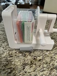 Oxo Good Grips 3-BLADE Tabletop Spiralizer With Stronghold Suction, White. Fixed Price $14.99.