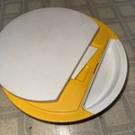 Tupperware Vintage Cheese Slicer 1853-1 Yellow Grater Shredder With Lid. Fixed Price $12.27.
