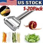 Stainless Steel Potato Peeler Vegetable Grater Fruit Slicer Carrot Cutter Tools. Fixed Price $5.76.