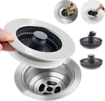 Universal 3 1 Metal Kitchen Sink Drain Strainer, Upgraded Stainless Steel. Fixed Price $22.95.